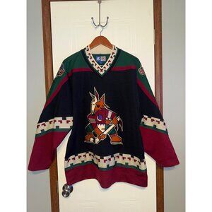 Phoenix Coyotes Vintage Kachina Starter NHL Hockey Jersey Mens Size Large